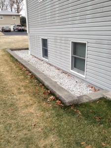 fixed siding to ground contact